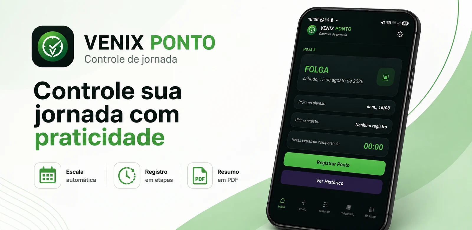 Venix Ponto — controle de jornada